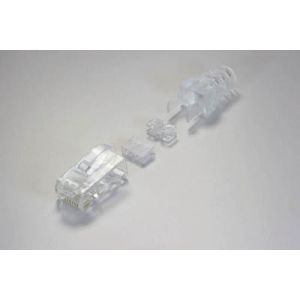 コーニング コーニング VOL-RJ45PLG-6LBL Cat6 RJ45モジュラープラグ  100個入