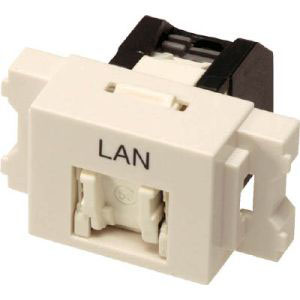 コーニング コーニング VOL-5OCBZL-WHL Cat5e RJ45モジュラージャック+JISプレート用アダプタセット