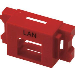 コーニング コーニング VOL-BZL-RDL JISプレート用アダプタ 赤