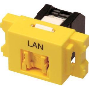 コーニング コーニング VOL-5OCBZL-YEL Cat5e RJ45モジュラージャック+JISプレート用アダプタセット