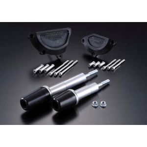 アグラス AGRAS アグラス 342-377-003B Rスライダー 4点セット 黒 GSX1400 AGRAS