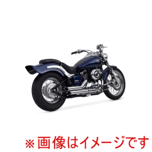 バンスアンドハインズ バンスアンドハインズ 1810-0556 ShortShots Staggered ショートショットスタッガード クローム マフラー