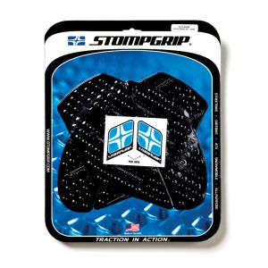 ストンプグリップ STOMPGRIP ストンプグリップ 55-10-0040B トラクションパッドタンクキット ブラック VOLCANO ZX10R 11-20