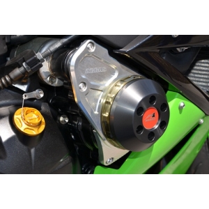 アグラス AGRAS アグラス 342-488-000SB レーシングスライダー フレーム SLV BLK ZX-6R 09-12 AGRAS
