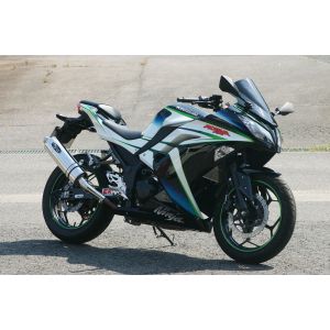 ノジマ NOJIMA ノジマ NMS646SGTM-CLK GTミドル スリップオン Ninja250/Z250 13-16