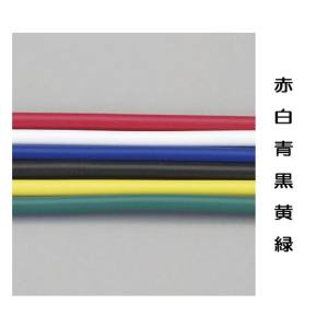 エスコ ESCO エスコ EA940AN-71 ビニール絶縁電線 KIV 赤 0.75mm2×20m