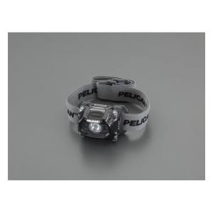 エスコ ESCO エスコ EA758WB-25 ヘッドライト/LED 防爆構造/強 弱/黒 単4×3本