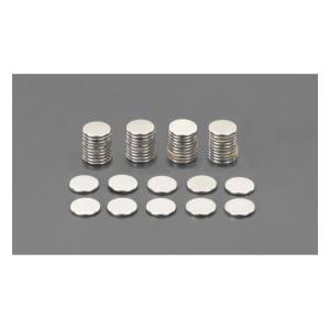 エスコ ESCO エスコ EA781EE-45 マグネット/S極 粘着付/50個 φ15×1.0mm