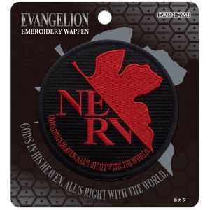 いろはism いろはism エヴァンゲリオン EVANGELION ワッペン ネルフマーク 黒 EVA1100 EVA14