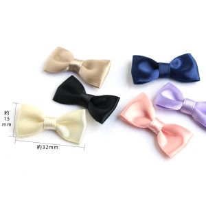 小西リボン Blanc de コア リボンモチーフ ベーシックタイ グレー W31×H15mm 6個入 ABT-3029-6 小西リボン