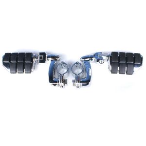 クリアキン Kuryakyn クリアキン T14-KUR4575 ロングホーン オフセット ハイウェイペグ Dually ISO/クローム