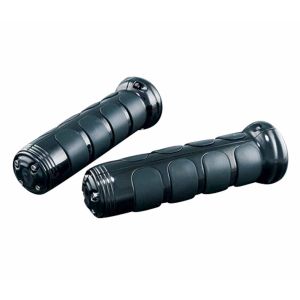クリアキン Kuryakyn クリアキン T14-KUR6383 ISOグリップ ブラック ヒートグリップ GL1800/F6B 06-17