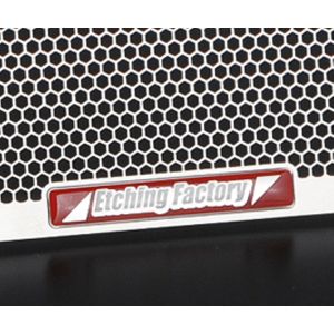 エッチングF エッチングF RGS-GSR750-00 ラジエターガード エンブレム赤 GSR750/GSX-S750 17-