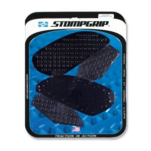 ストンプグリップ STOMPGRIP ストンプグリップ 55-10-0097B トラクションパッドタンクキット ブラック VOLCANO INTERCEPTOR/VFR800F 14-15