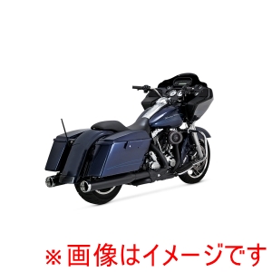 バンスアンドハインズ バンスアンドハインズ 1802-0320 PowerDuals パワーデュアルズ ヘッドパイプ ブラック マフラー TOURING 09-16