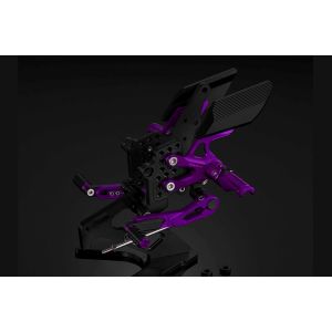 バイカーズ BIKERS バイカーズ Y0185-PUR バックステップ パープル YZF-R25/MT-25 15-25