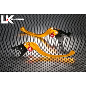 ユーカナヤ U-KANAYA U-KANAYA HO011-010-0802 レバーセット ツーリング GD/BK CB400SF Revo(NC42)/CB400SB(NC42) ABS不可