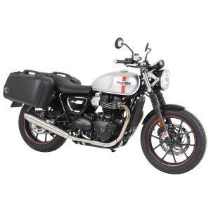 ヘプコアンドベッカー Hepco&Becker ヘプコアンドベッカー 6537543 00 01 サイドキャリア ブラック Street Twin 16-22