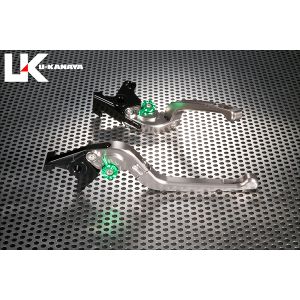 ユーカナヤ U-KANAYA U-KANAYA KA017-004-0706 レバーセット Rタイプ TI/GN ZRX1100/1200/DAEG