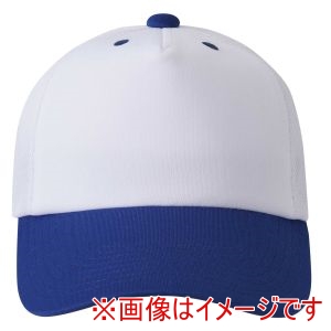 デサント DESCENTE デサント DB5SCP02M フロントパネルキャップ ホワイトxブルー L