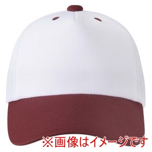 デサント DESCENTE デサント DB5SCP02M フロントパネルキャップ ホワイトxワインレッド S