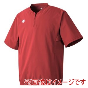デサント DESCENTE デサント DB5SJK32M 半袖 ストレッチジャケット レッド 2XO
