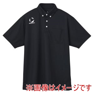 デサント DESCENTE デサント ST5SHST1M ボタンダウンポロシャツ ブラック XO