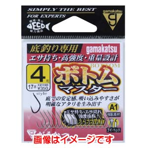 がまかつ Gamakatsu がまかつ A1 ボトムマスター 白 4号 68-389