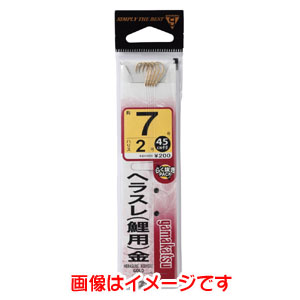 がまかつ Gamakatsu がまかつ 糸付 ヘラスレ 鯉用 金 6号 ハリス 1.5 11-174