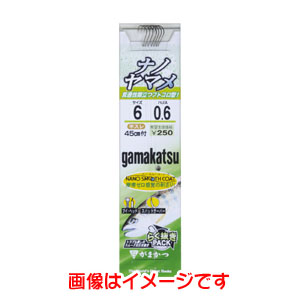 がまかつ Gamakatsu がまかつ 糸付 ナノヤマメ ナノスムースコート 4号 ハリス 0.4 11-986