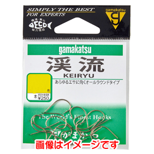 がまかつ Gamakatsu がまかつ 渓流 茶 8号 12-012