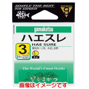 がまかつ Gamakatsu がまかつ ハエスレ 緑 3号 12-049