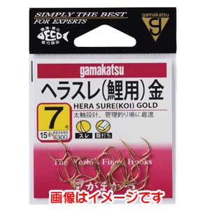 がまかつ Gamakatsu がまかつ ヘラスレ 鯉用 金 7号 12-174