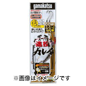 がまかつ Gamakatsu がまかつ スーパー遠投カレイ仕掛 13号 ハリス 4 K-111