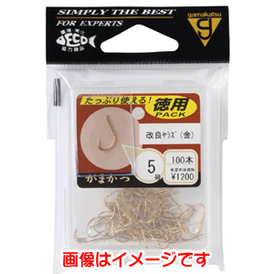 がまかつ Gamakatsu がまかつ ザ ボックス 改良ヤラズ 金 5号 66-038
