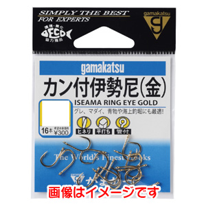 がまかつ Gamakatsu がまかつ カン付伊勢尼 金 14号 66-075