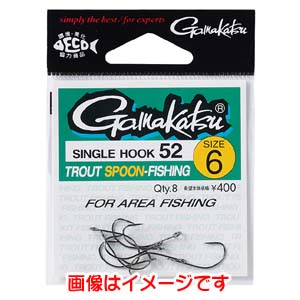 がまかつ Gamakatsu がまかつ シングルフック 52 NSB 6号 66-257
