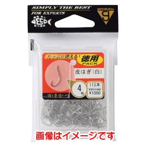 がまかつ Gamakatsu がまかつ ザ ボックス 皮ハギ 白 5号 66-303
