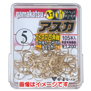 がまかつ Gamakatsu がまかつ ザ ボックス A1 アスカ シャンパンゴールド 5号 67-026