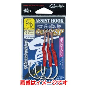 がまかつ Gamakatsu がまかつ アシストフック 貫 ショートSP 4/0号 GA-027