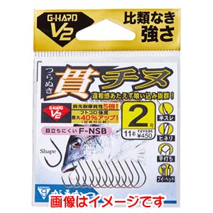 がまかつ Gamakatsu がまかつ G-HARD V2 貫チヌ F-NSB 4号 68-828