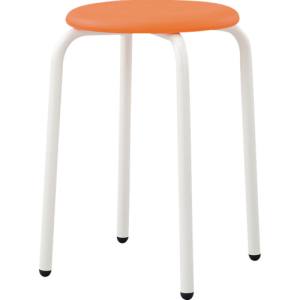 アイリスチトセ アイリスチトセ CRS-42P-OG 丸スツール オレンジ メーカー直送 代引不可 沖縄離島不可