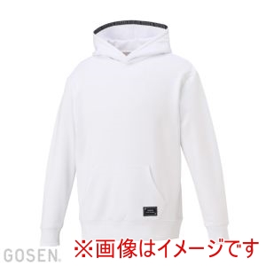 ゴーセン GOSEN ゴーセン W2542 裏起毛ストレッチパーカー ホワイト M