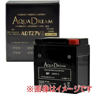 AQUA DREAM AQUA DREAM ADTZ7VII バイク用バッテリー GOLD Motorcycle Battery 液入充電済み メーカー直送 代引不可 北海道沖縄離島不可