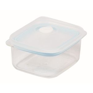 パール金属 Pearl パール金属 Easy Clean 浅型密閉保存容器 S ブルー HB-2627