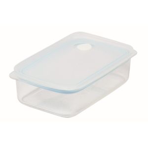 パール金属 パール金属 EasyClean浅型密閉保存容器M ブルー HB-2628