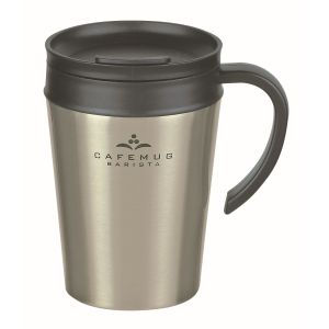 パール金属 パール金属 マグカップ ミラー 400ml 真空蓋付 カフェマグバリスタ HB-3987