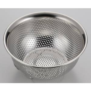 パール金属 パール金属 アットアクア ステンレス製 パンチボウル型 ザル 15cm 足付 HB-4109