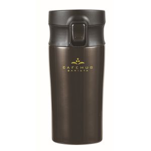 パール金属 パール金属 カフェマグバリスタ ワンタッチタンブラー 400ml ブラック HB-4535
