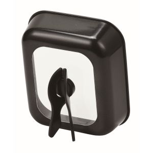 パール金属 パール金属 ハンディ プレート カバー 角型 22×18.5cm シリコーン加工 窓付 スタンド HB-5415